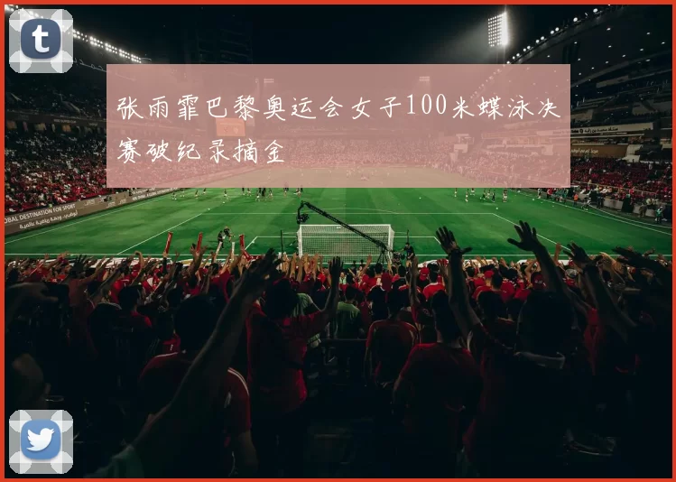 张雨霏巴黎奥运会女子100米蝶泳决赛破纪录摘金